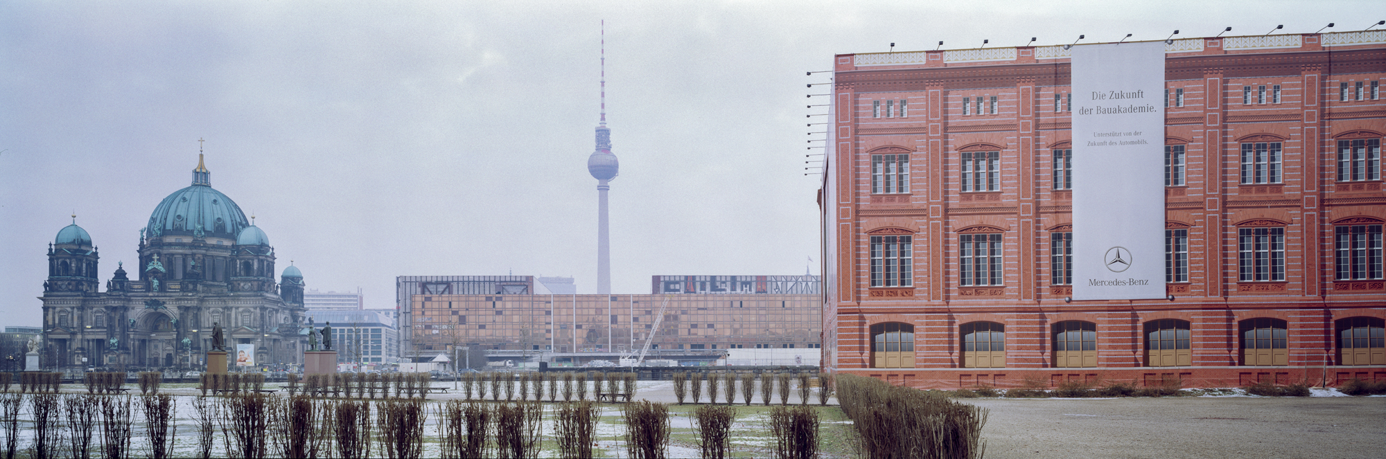 fotografia di grande formato, fotografia di grande formato, fotografia di grande formato, fotografia, fotografia, fotografia, 6x17, Berlino, capitale, Campidoglio, città, architettura, calcestruzzo, acciaio, calcestruzzo, acciaio, Forum Humboldt