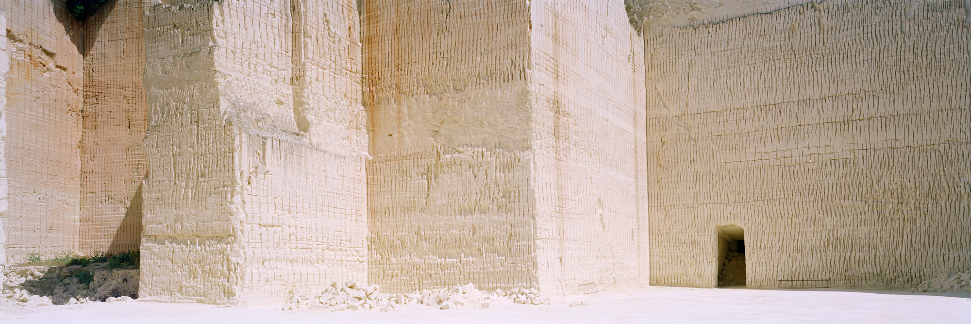 large format photography, large format photography, large format photography, photography, photographie, photography, 6x17, open pit, sandstone, white, white, brown, brown, beige, sand,