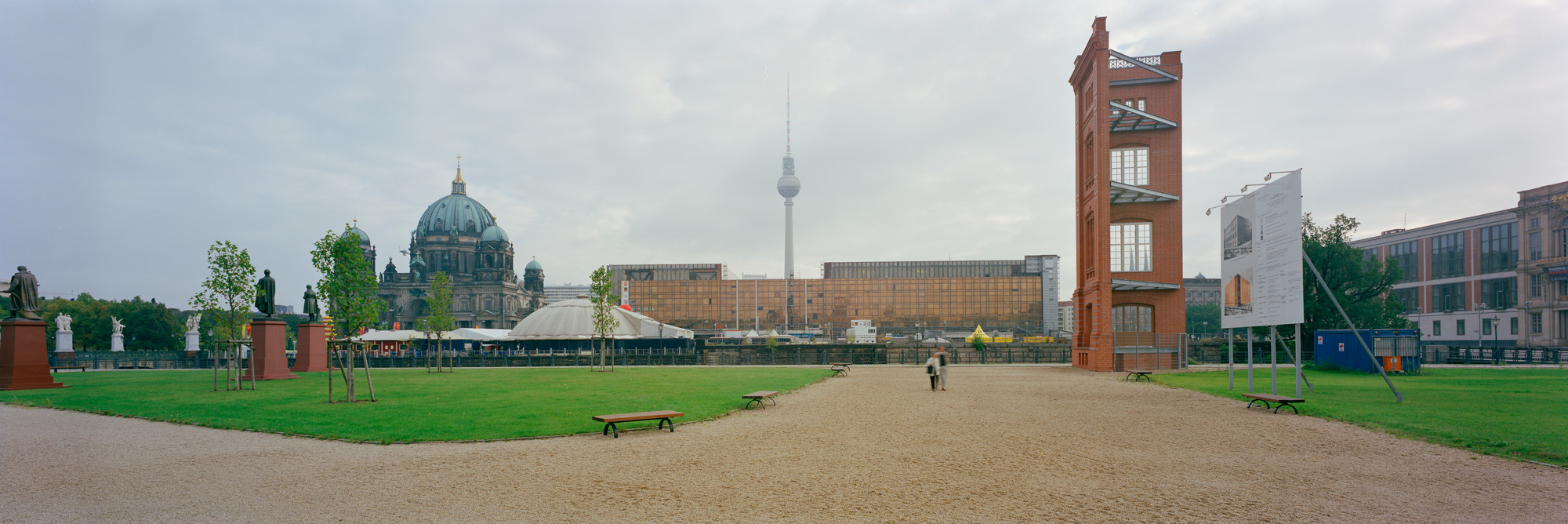 Photographie grand format, Photographie grand format, Photographie grand format, la photographie, la photographie, la photographie, 6x17, Berlin, Capitale, Capitole, ville, architecture, béton, acier, béton, acier, Humboldt Forum