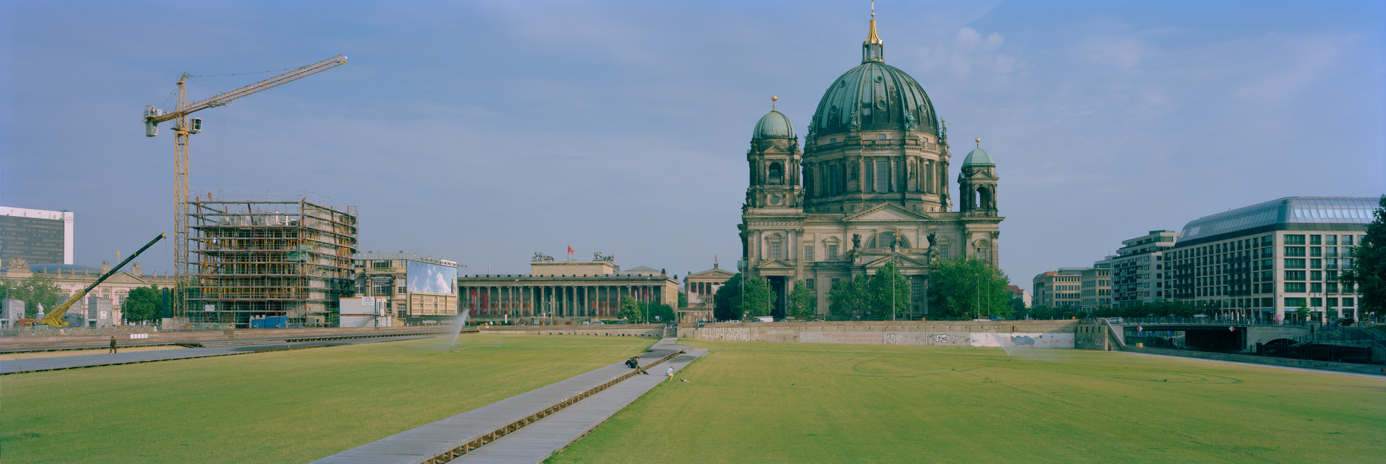 large format photography, Grossformatfotografie, Grossformatphotographie, Fotografie, Photographie, photography, 6x17, Berlin, Hauptstadt, capitol, city, Stadt, Architektur, architecture, Beton, Stahl, concrete, steel, Humboldt Forum