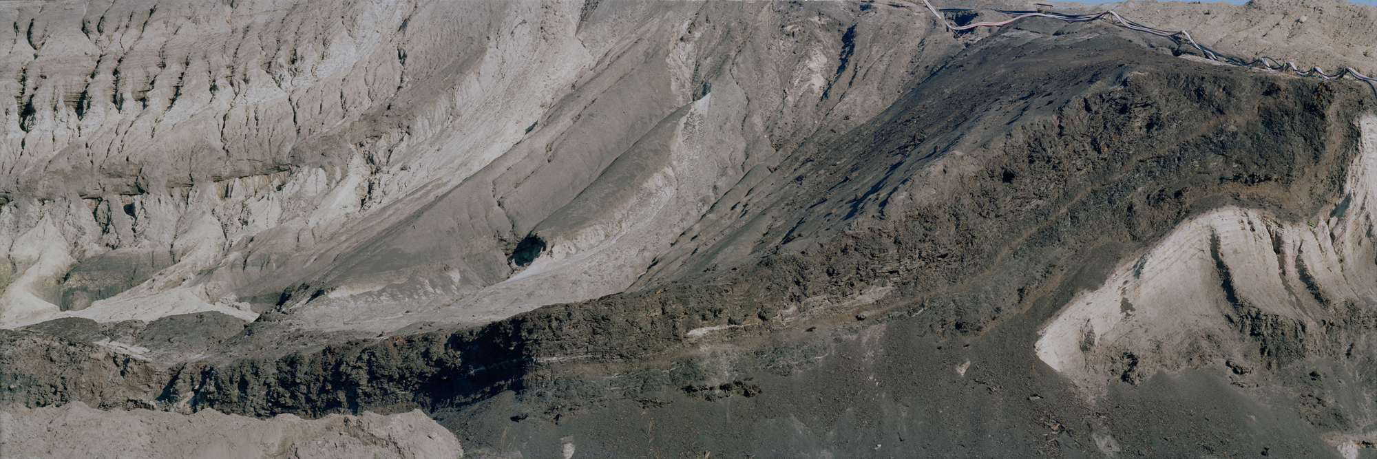 fotografia di grande formato, fotografia di grande formato, fotografia, fotografia, fotografia, 6x17, miniere a cielo aperto, lignite, miniere di lignite, ambiente, natura, marrone, terra, roccia, sabbia, 