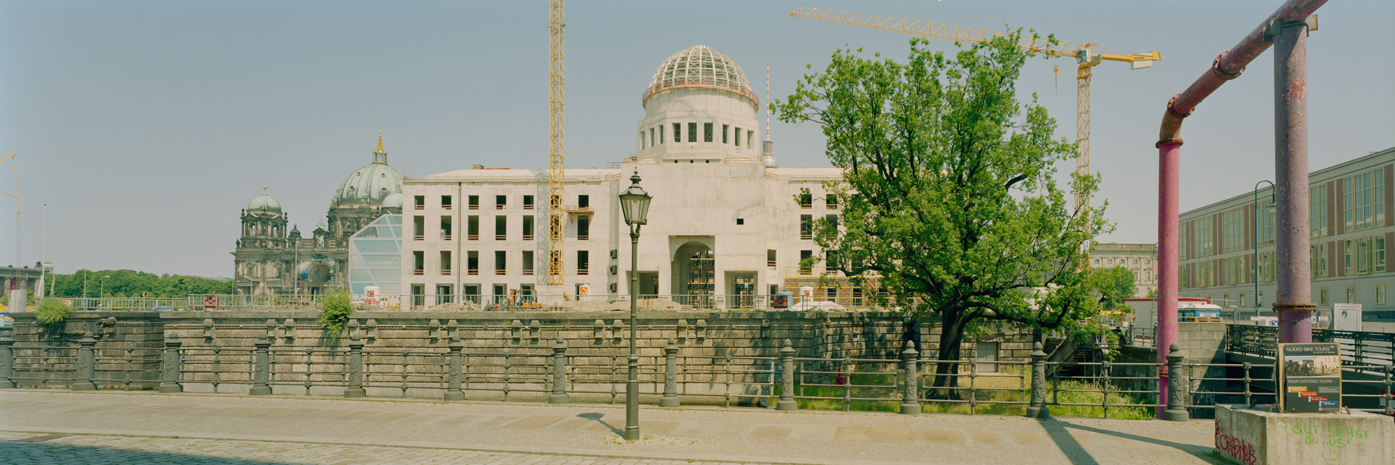 fotografia di grande formato, fotografia di grande formato, fotografia di grande formato, fotografia, fotografia, fotografia, 6x17, Berlino, capitale, Campidoglio, città, architettura, calcestruzzo, acciaio, calcestruzzo, acciaio, Forum Humboldt