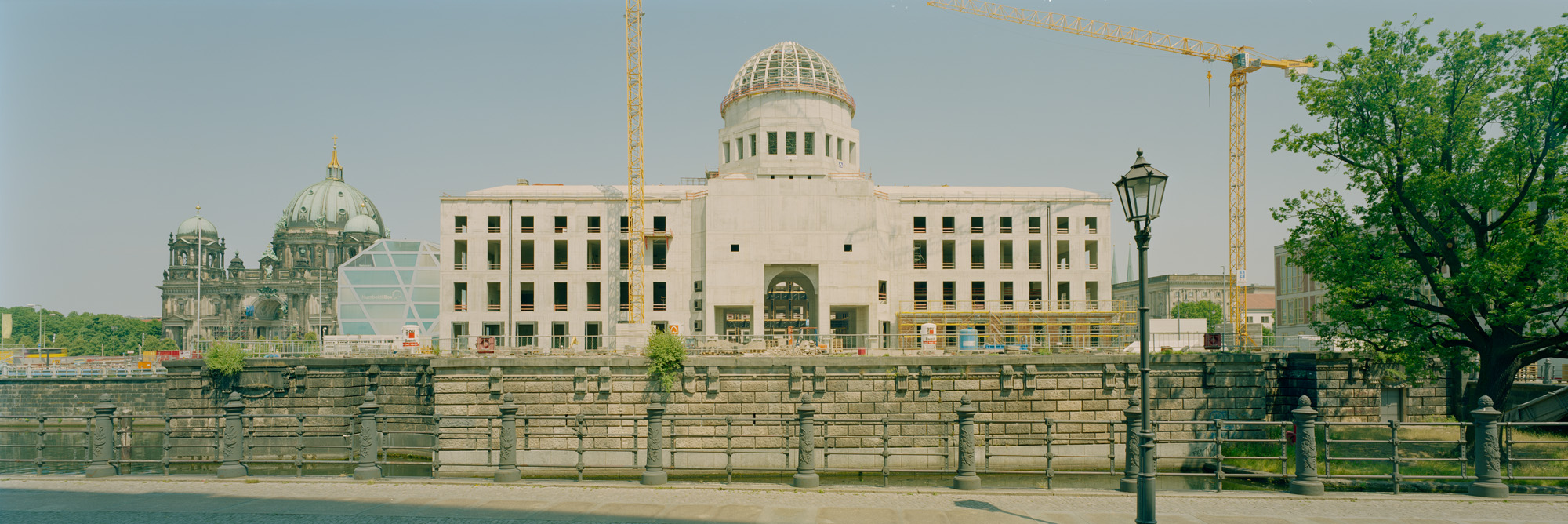 Photographie grand format, Photographie grand format, Photographie grand format, la photographie, la photographie, la photographie, 6x17, Berlin, Capitale, Capitole, ville, architecture, béton, acier, béton, acier, Humboldt Forum