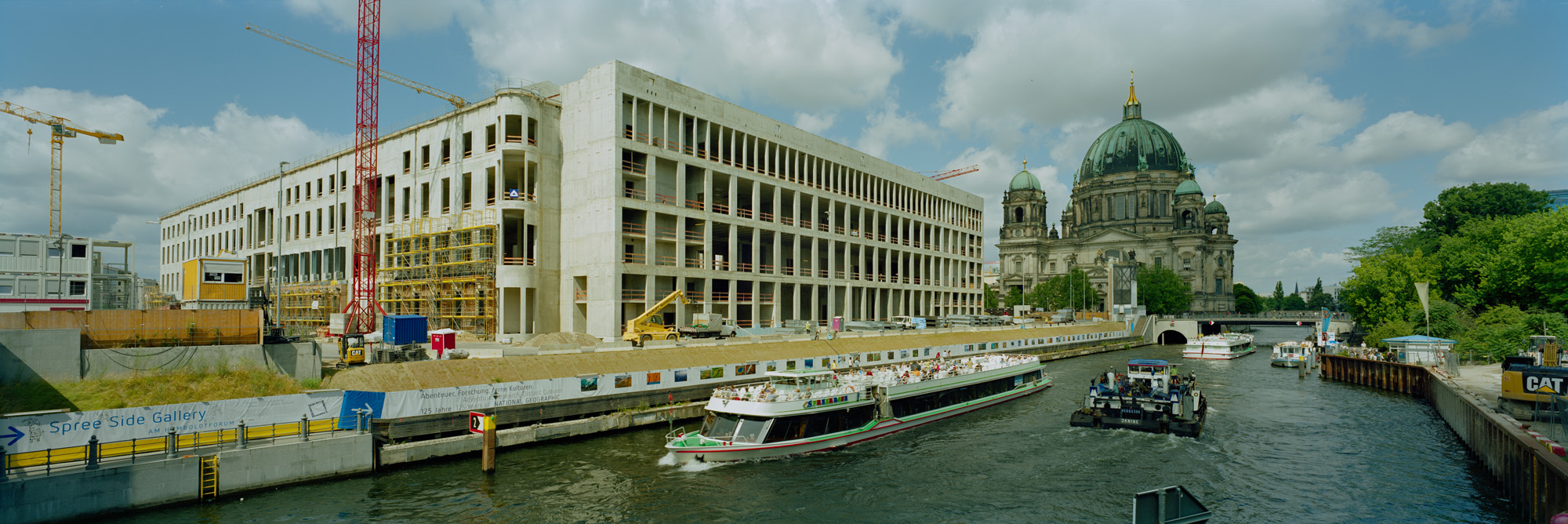 fotografia di grande formato, fotografia di grande formato, fotografia di grande formato, fotografia, fotografia, fotografia, 6x17, Berlino, capitale, Campidoglio, città, architettura, calcestruzzo, acciaio, calcestruzzo, acciaio, Forum Humboldt