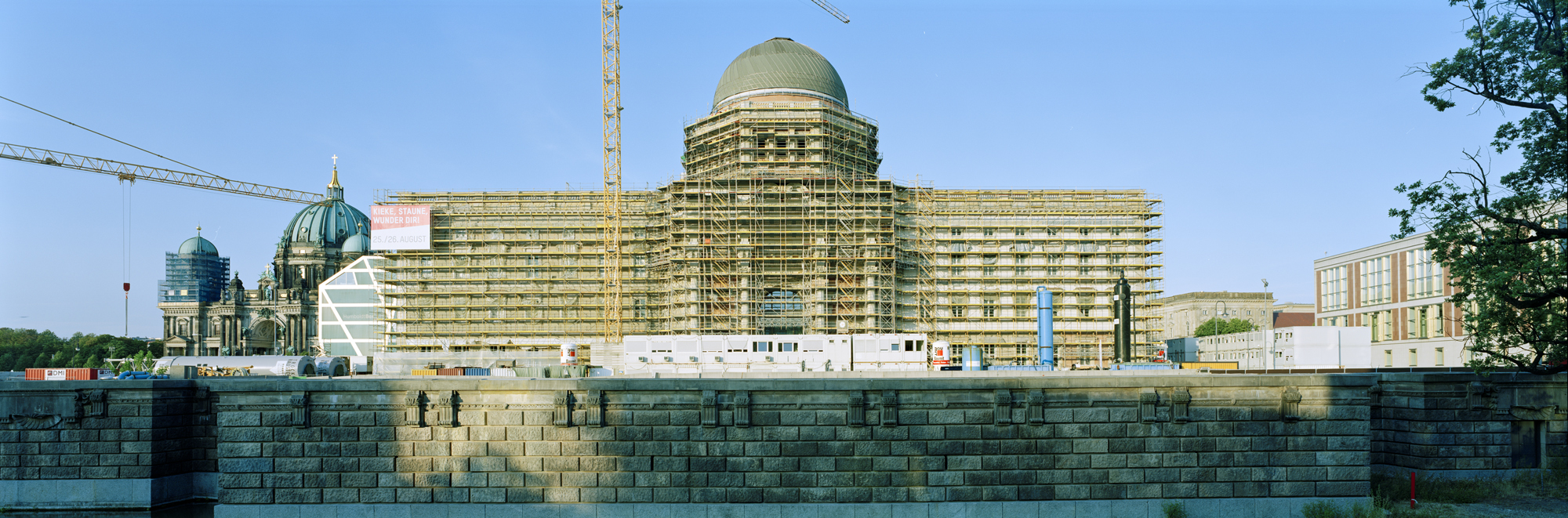 fotografia di grande formato, fotografia di grande formato, fotografia di grande formato, fotografia, fotografia, fotografia, 6x17, Berlino, capitale, Campidoglio, città, architettura, calcestruzzo, acciaio, calcestruzzo, acciaio, Forum Humboldt