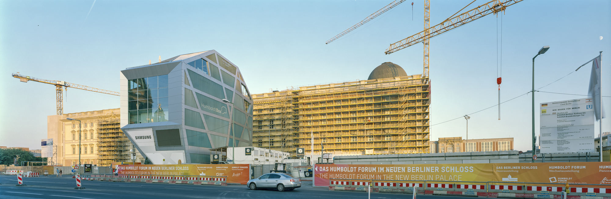 Photographie grand format, Photographie grand format, Photographie grand format, la photographie, la photographie, la photographie, 6x17, Berlin, Capitale, Capitole, ville, architecture, béton, acier, béton, acier, Humboldt Forum