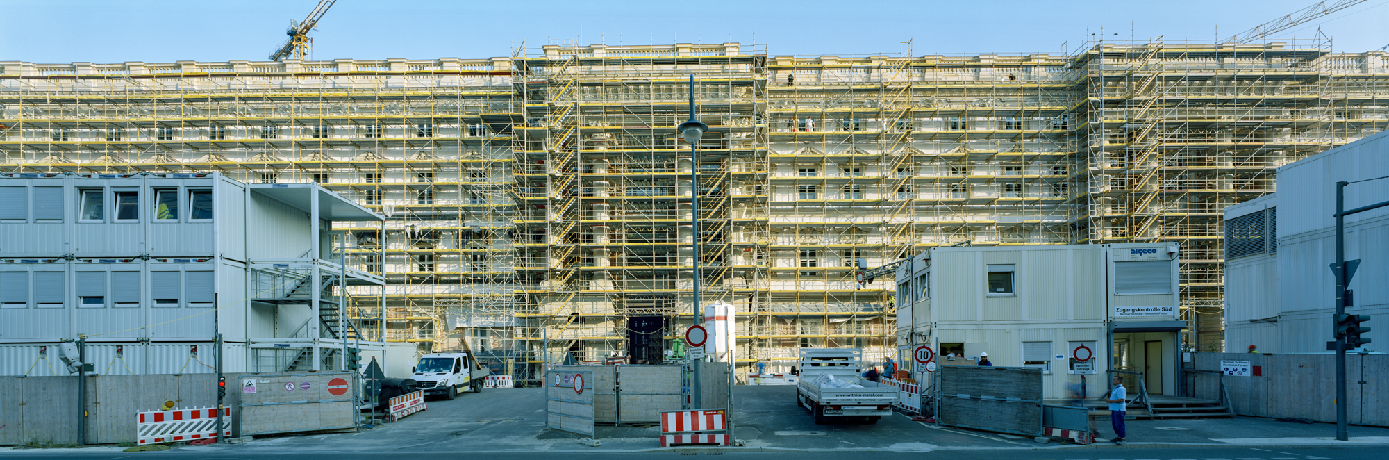 large format photography, Grossformatfotografie, Grossformatphotographie, Fotografie, Photographie, photography, 6x17, Berlin, Hauptstadt, capitol, city, Stadt, Architektur, architecture, Beton, Stahl, concrete, steel, Humboldt Forum