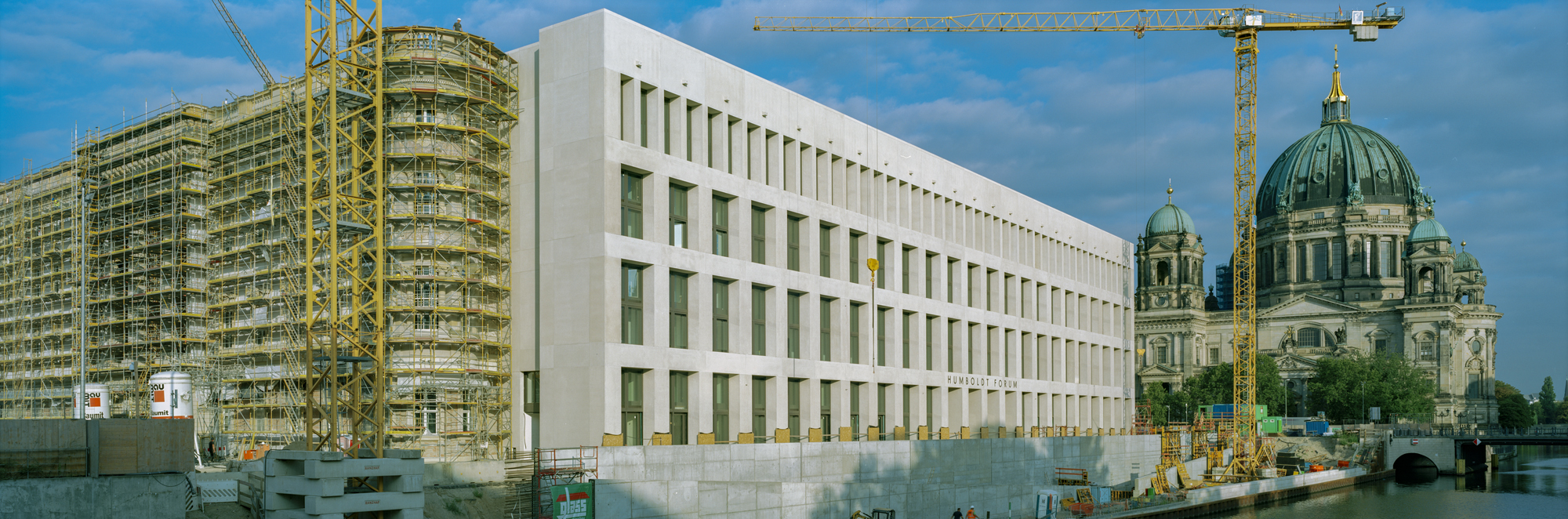 Photographie grand format, Photographie grand format, Photographie grand format, la photographie, la photographie, la photographie, 6x17, Berlin, Capitale, Capitole, ville, architecture, béton, acier, béton, acier, Humboldt Forum